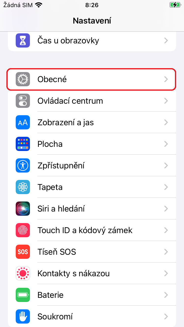 Instalace profilu